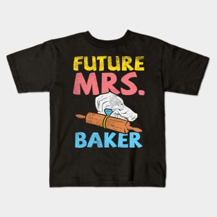 Future Mrs. Baker Kids T-Shirt